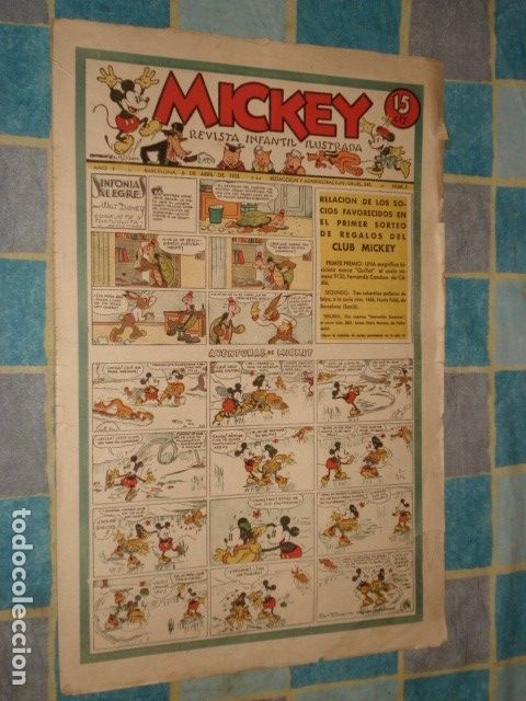 Tebeos: Mickey 5, 1935, Molino - Foto 1