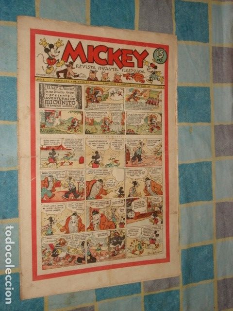 Tebeos: Mickey 9, 1935, Molino, usado - Foto 1