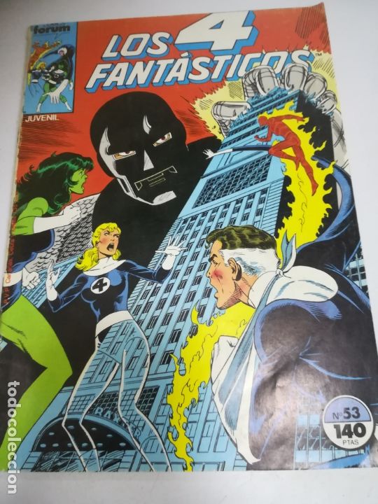 Tebeos: TEBEO. LOS 4 FANTASTICOS. N&ordm; 53. COMICS FORUM. - Foto 1
