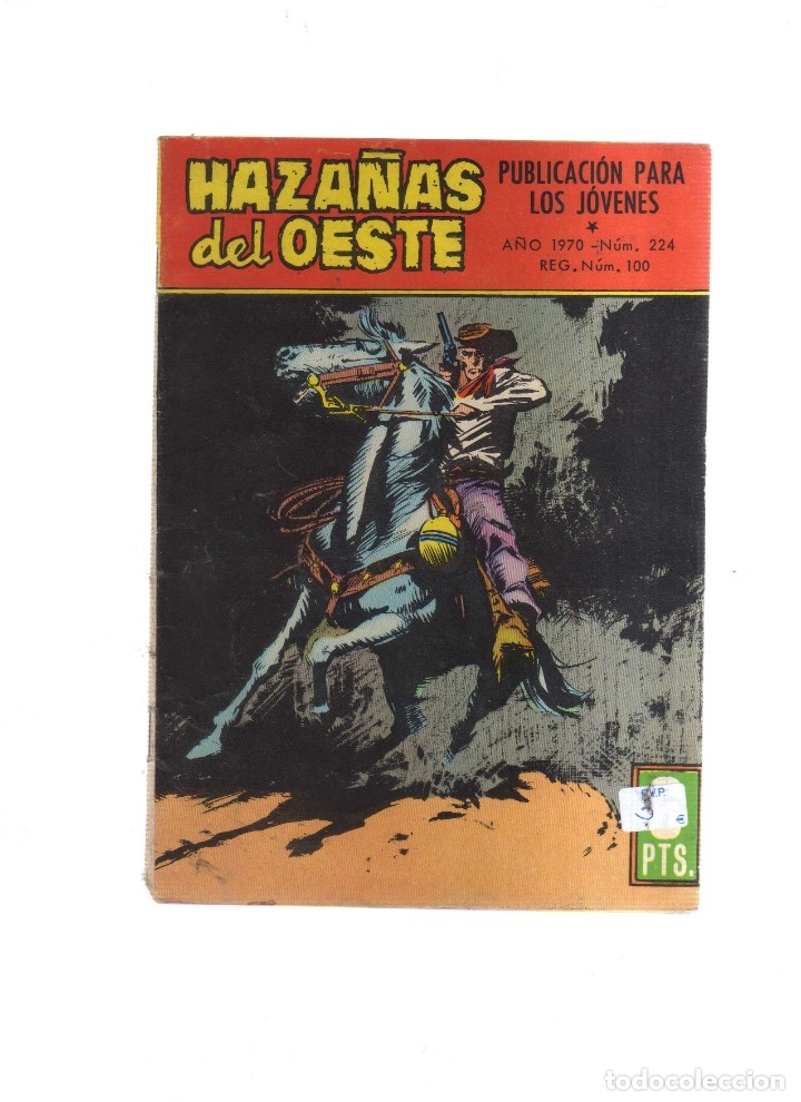 Comics: HAZA&Ntilde;AS DEL OESTE PUBLICACION PARA JOVENES A&Ntilde;O 1970 N,224