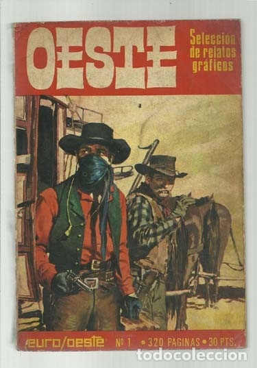 Tebeos: oeste n&uacute;mero 1, 1969, Euredit, usado - Foto 1