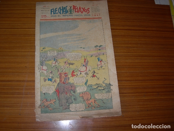 Tebeos: FLECHAS Y PELAYOS N&ordm; 111  EDITA FE DE LAS J. - Foto 1