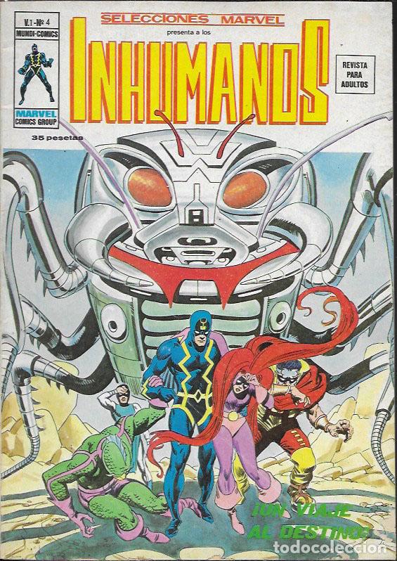 Tebeos: Selecciones Marvel. V&eacute;rtice 1977. N&ordm; 4 Inhumanos - Foto 1