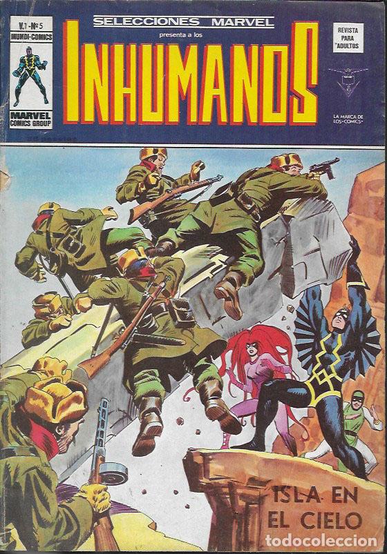 Tebeos: Selecciones Marvel. V&eacute;rtice 1977. N&ordm; 5 Inhumanos - Foto 1