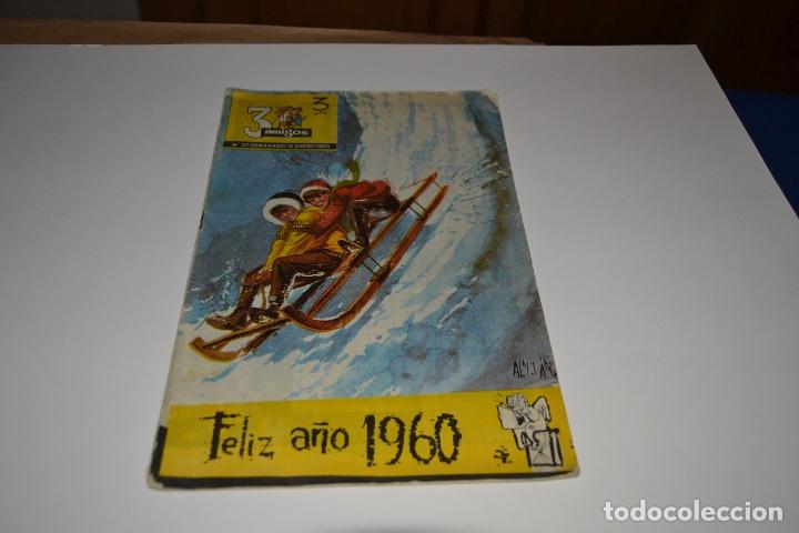 Tebeos: 3 AMIGOS N&ordm; 37. ALMANAQUE PARA 1960 - Foto 1