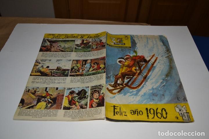 Tebeos: 3 AMIGOS N&ordm; 37. ALMANAQUE PARA 1960 - Foto 3