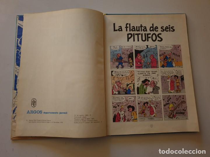 Tebeos: JANO Y PIRLUIT  -LA FLAUTA DE SEIS PITUFOS  1970 - Foto 2