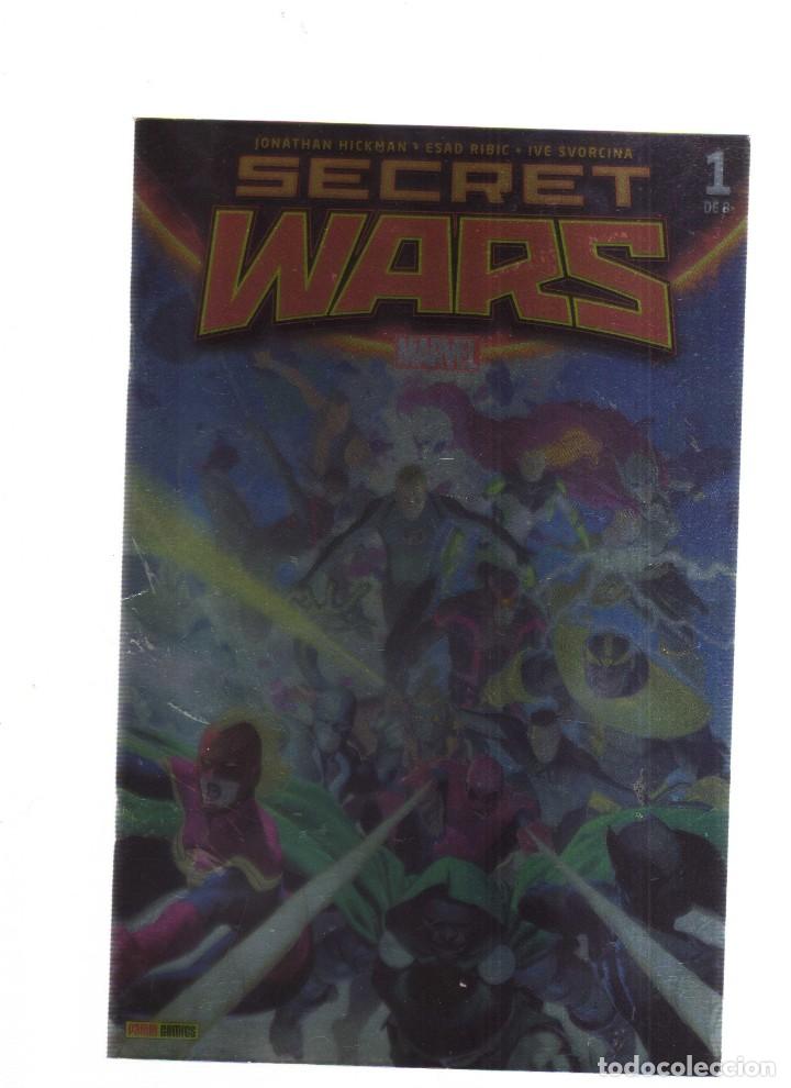 Tebeos: SECRET WARS 1 DE 8 MARVEL JONATHAN HICKMAN - Foto 1