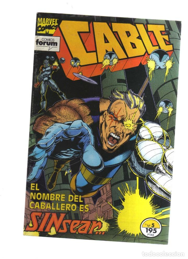 Tebeos: CABLE FORUM MARVEL N,5 EL HOMBRE DEL CABALLERO ES SINSEAR - Foto 1