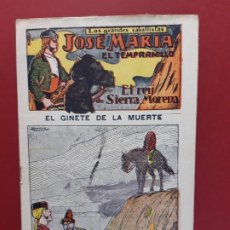 Tebeos: JOSE MARIA EL TEMPRANILLO Nº 12 EL GATO NEGRO 1920 ORIGINAL. Lote 189692792