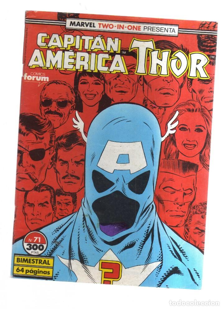 Tebeos: CAPITAN AMERICA THOR N,71 BIOMESTRAL - Foto 1