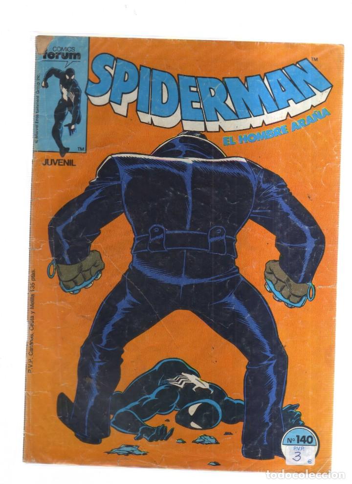 Tebeos: SPIDERMAN  EL HOMBRE ARA&Ntilde;A  N,140 FORUM - Foto 1