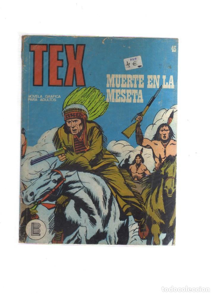 Tebeos: TEX MUERTE EN LA MESETA N,45 - Foto 1