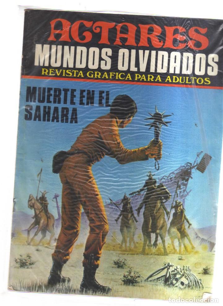 Tebeos: MUNDOS OLVIDADOS ACTARES MUERTE EN EL SAHARA