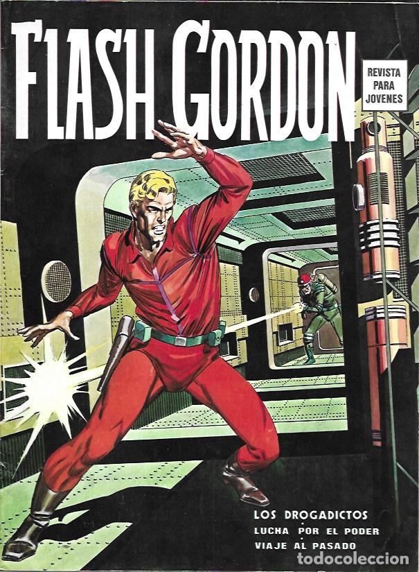 Tebeos: Flash Gordon. V&eacute;rtice 1974. N&ordm; 2 (Los drogadictos, Lucha por el poder y Viaje al pasado) - Foto 1