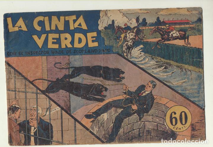 Tebeos: Inspector Wade n&ordm; 5. La cinta verde. Hispano Americana 1941 - Foto 1
