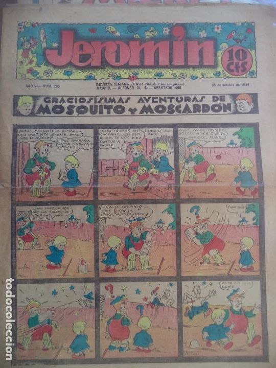 Tebeos: JEROMIN N&ordm;285 DEL 25 OCTUBRE DE 1934 - Foto 1