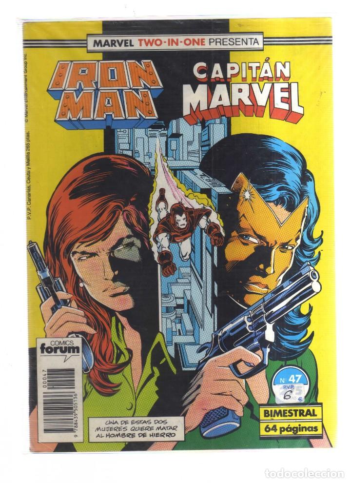 Tebeos: IRON MAN CAPITAN MARVEL N,47 - Foto 1