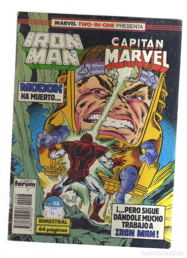 Tebeos: IRON MAN CAPITAN MARVEL N,48 - Foto 1