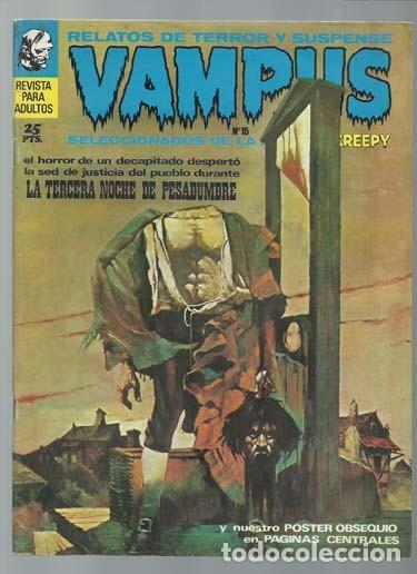 Tebeos: Vampus 15, 1972, Ibero Mundial de Ediciones, muy buen estado