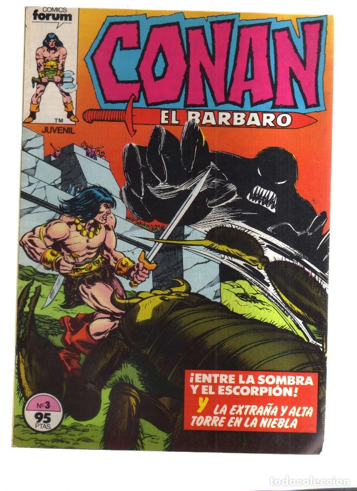 Tebeos: CONAN EL BARBARO  FORUN JUVENIL LOTE DE 78 NUMEROS - Foto 3