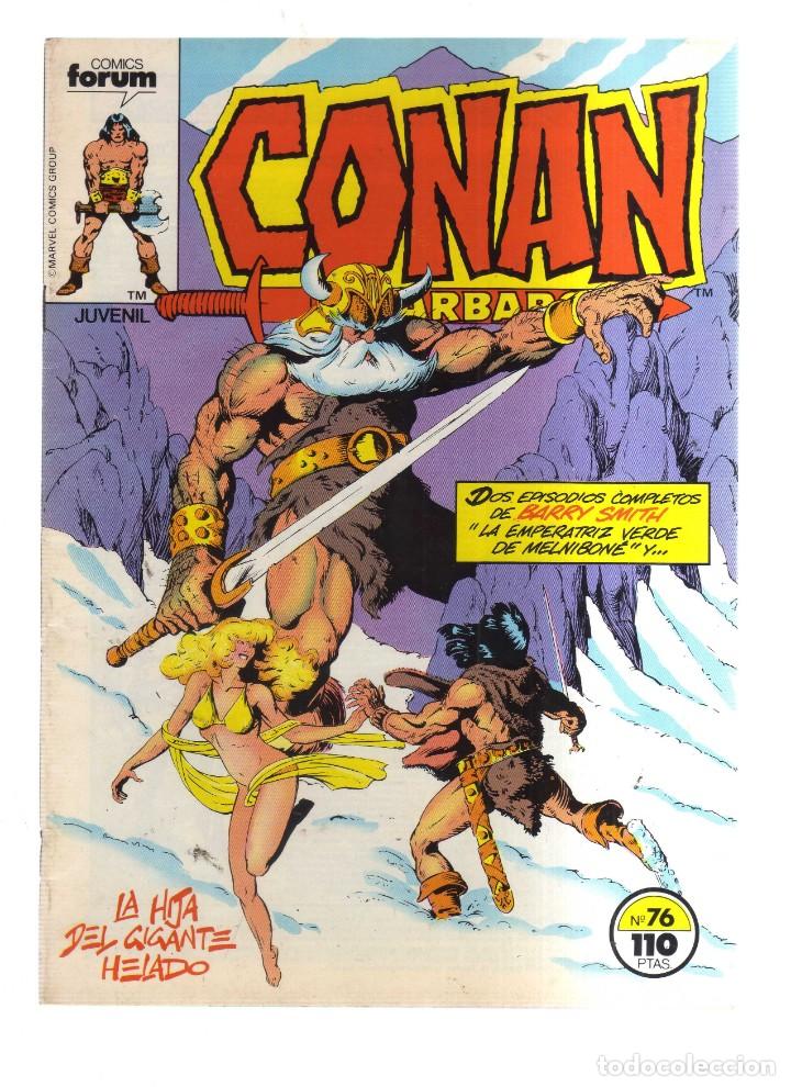 Tebeos: CONAN EL BARBARO  FORUN JUVENIL LOTE DE 78 NUMEROS - Foto 4