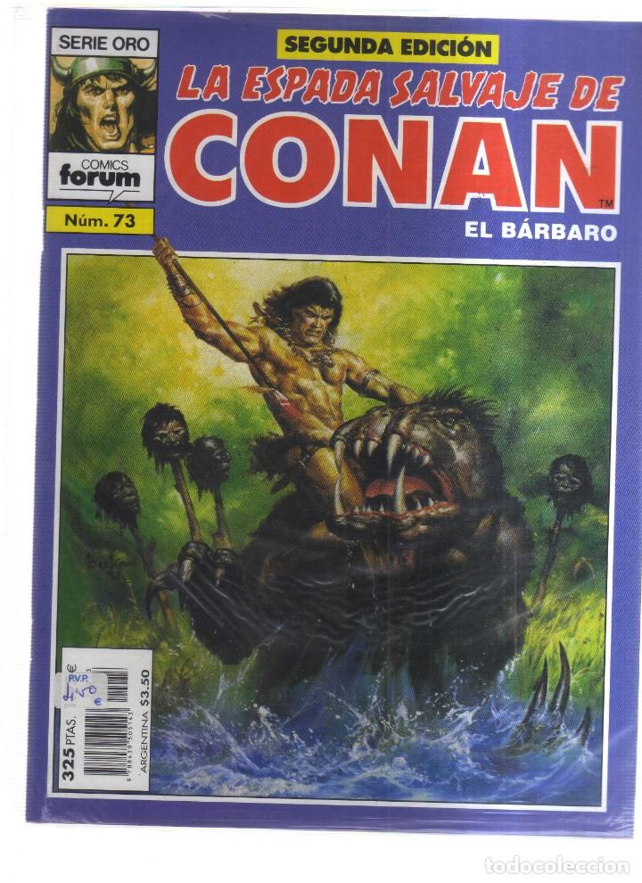 Tebeos: CONAN EL BARBARO  LA ESPADA SALVAJE N,73 - Foto 1