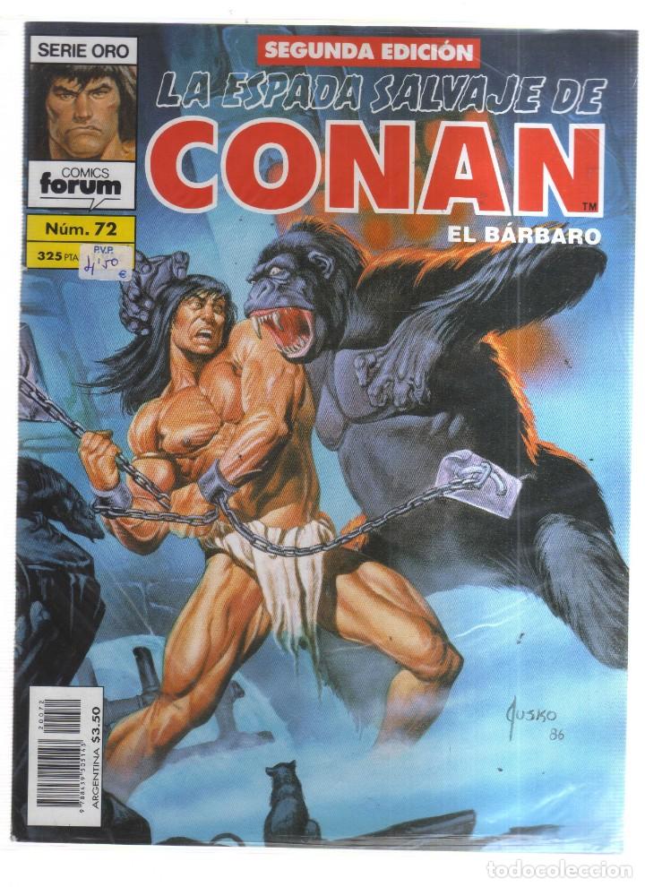Tebeos: CONAN EL BARBARO  LA ESPADA SALVAJE N,72 - Foto 1