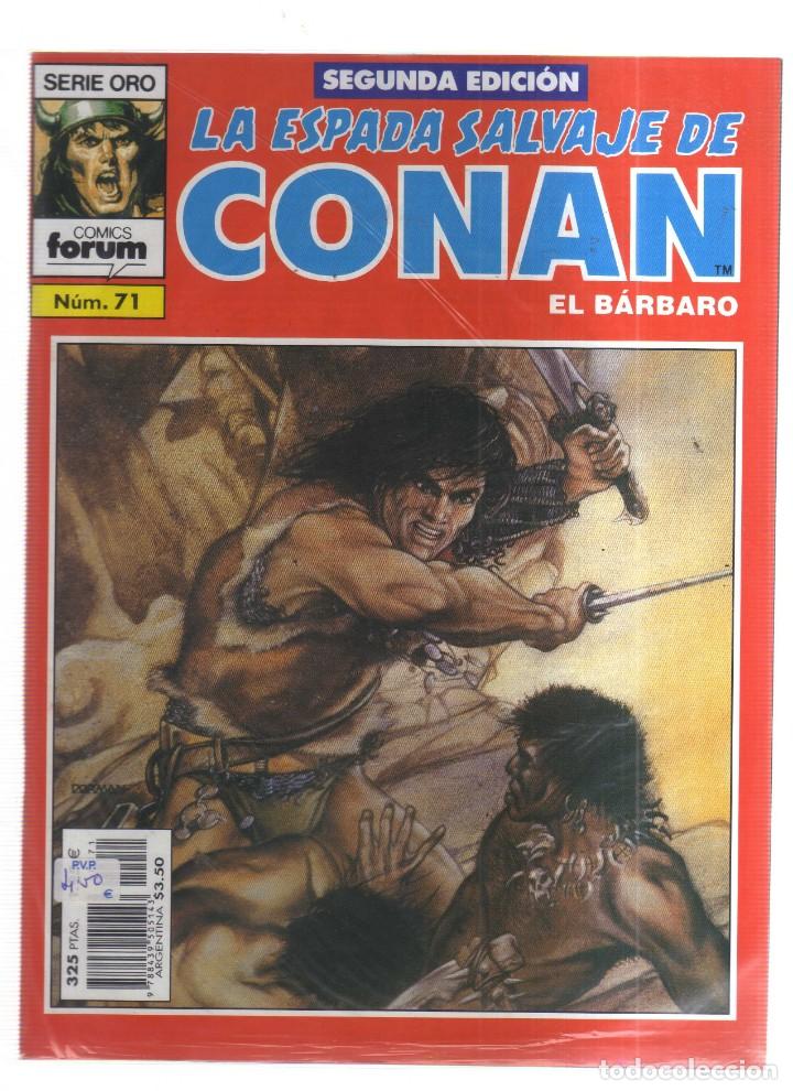 Tebeos: CONAN EL BARBARO  LA ESPADA SALVAJE N,71 - Foto 1
