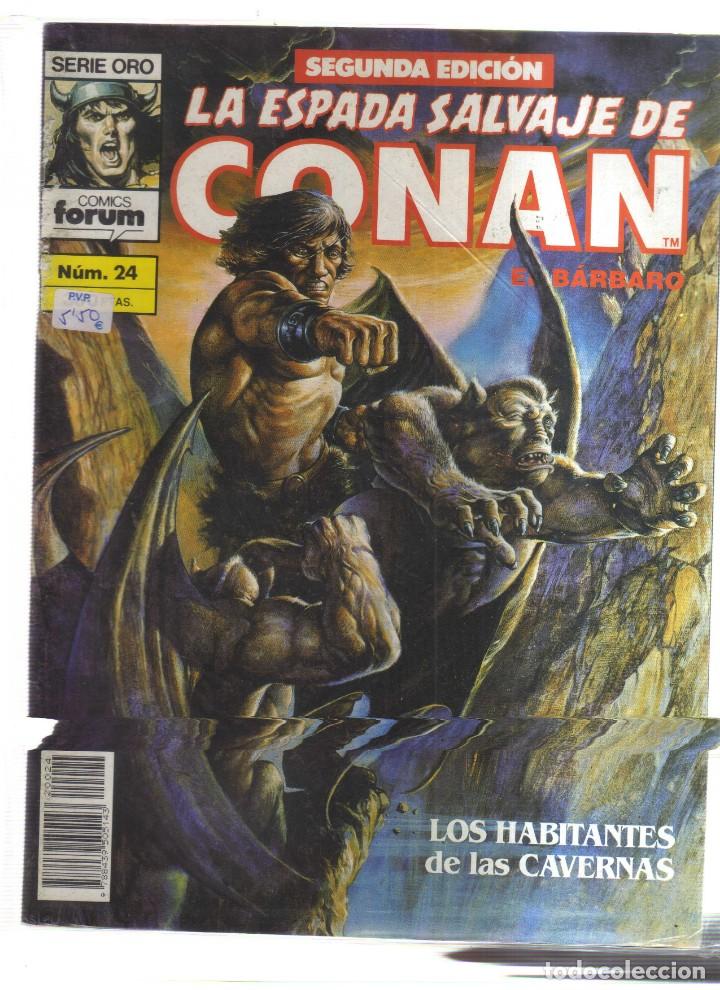 Tebeos: CONAN EL BARBARO  LA ESPADA SALVAJE N,24 - Foto 1
