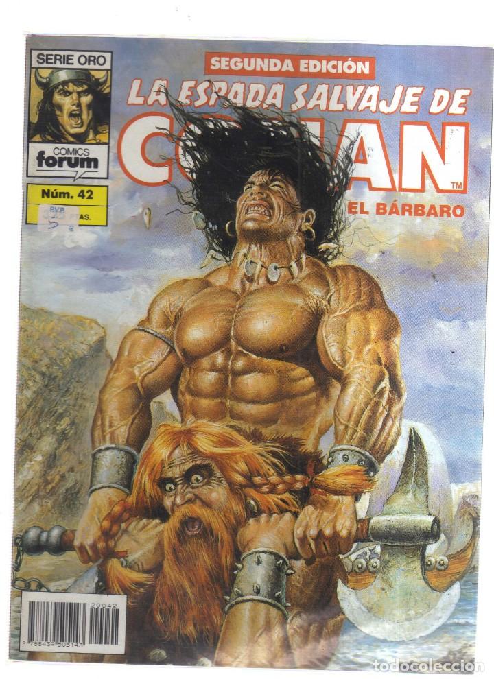 Tebeos: CONAN EL BARBARO  LA ESPADA SALVAJE N,42 - Foto 1