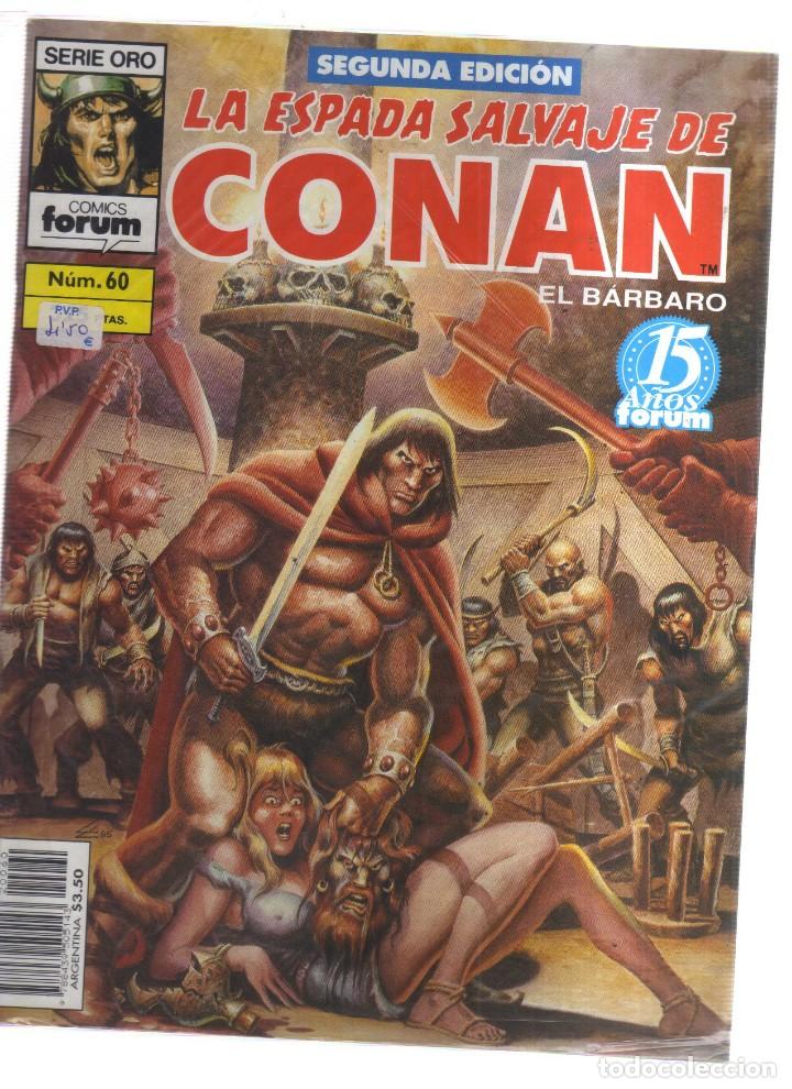 Tebeos: CONAN EL BARBARO LA ESPADA SALVAJE N,60 - Foto 1