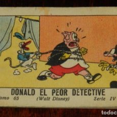 Tebeos: WALT DISNEY. DONALD EL PEOR DETECTIVE, MICKEY [MOUSE]. SERIE IV, TOMO 65. CALLEJA. MADRID, SATURNINO. Lote 197531885