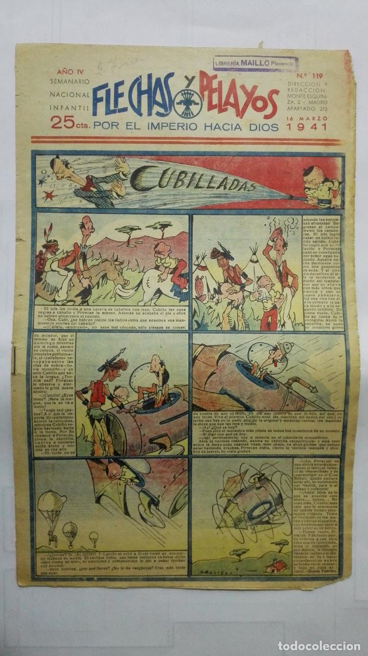 Tebeos: FLECHAS Y PELAYOS, N&ordm; 119, MARZO 1941 - Foto 1