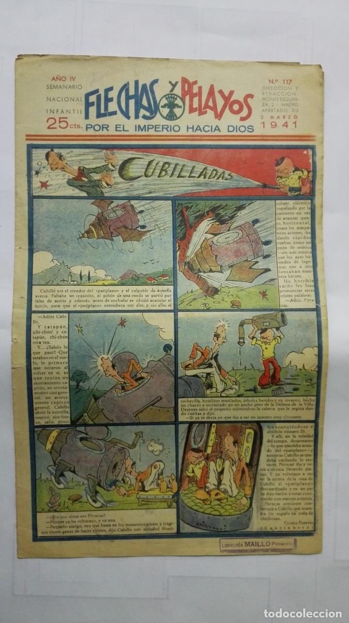 Tebeos: FLECHAS Y PELAYOS, N&ordm; 117, MARZO 1941 - Foto 1