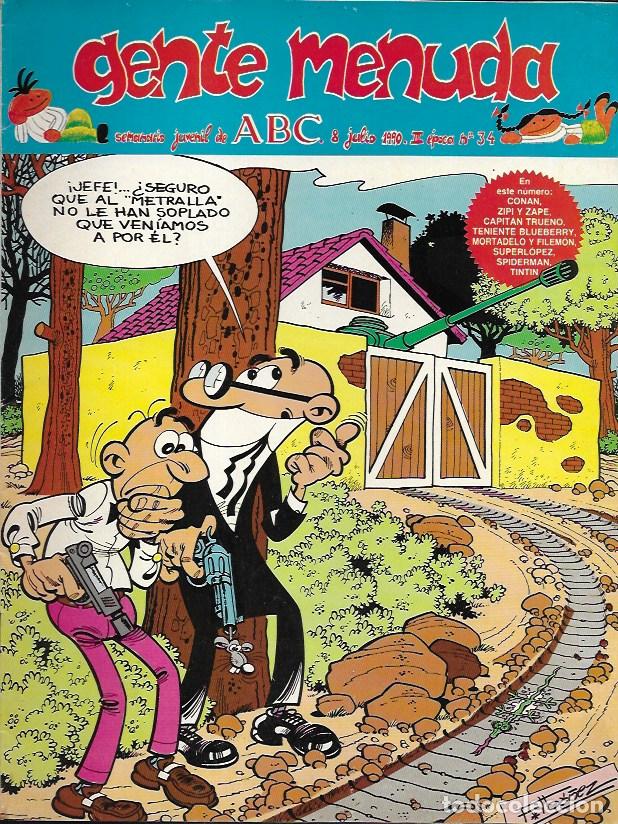 Tebeos: Gente Menuda N&ordm; 34. 8/07/1990 - Foto 1