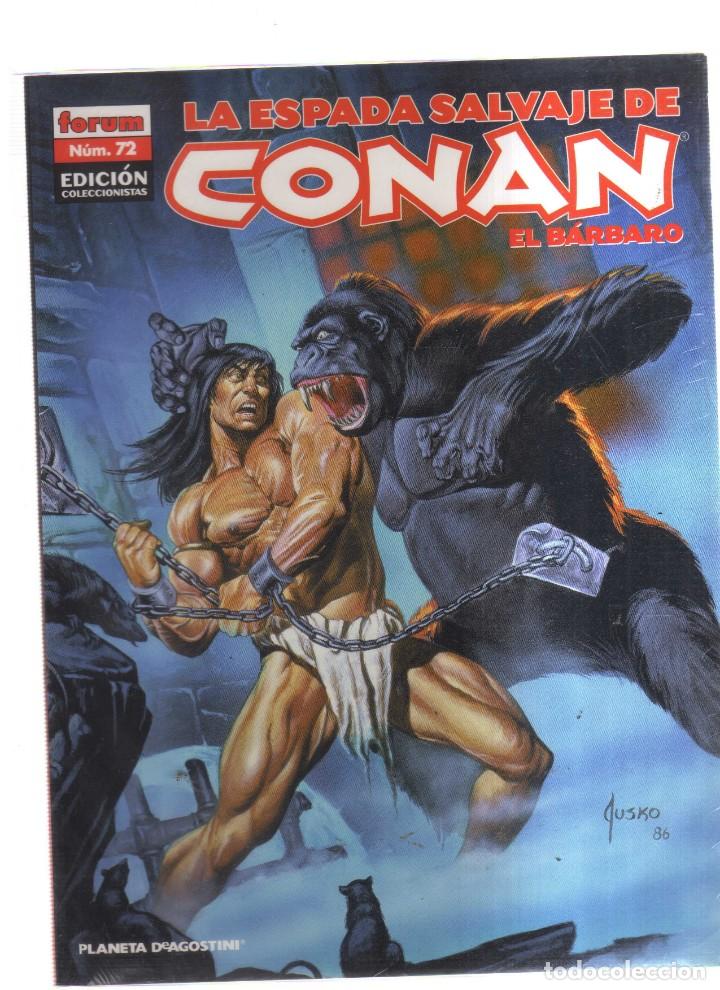 Tebeos: CONAN EL BARBARO  LA ESPADA SALVAJE N,72 - Foto 1