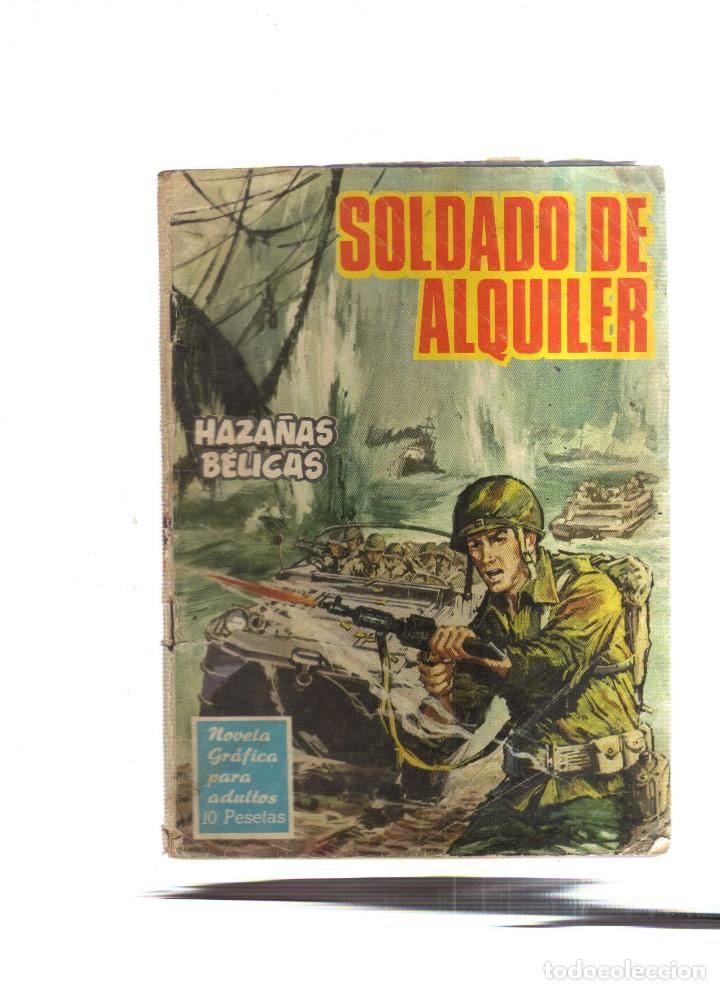BDs: HAZA&Ntilde;AS BELICAS SOLDADO DE ALQUILER
