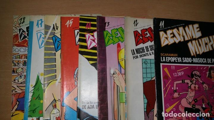 Tebeos: Lote 16 c&oacute;mics BESAME MUCHO entre 1 y 28 - Foto 3