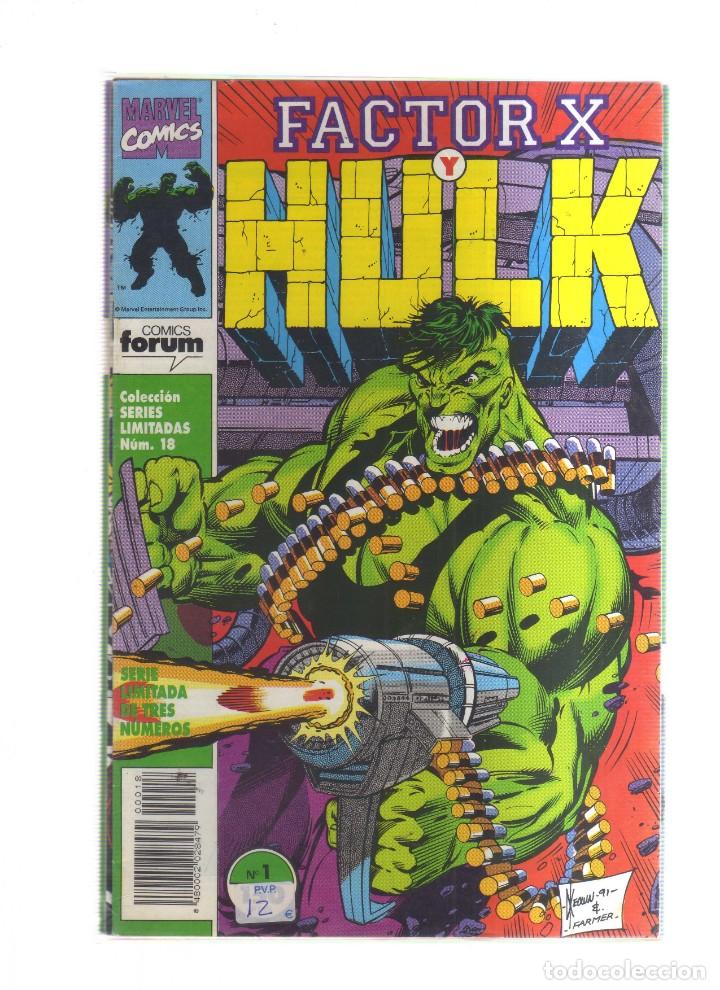 Tebeos: HULK FACTOR X COMPLETA 3 EJEMPLARES - Foto 1