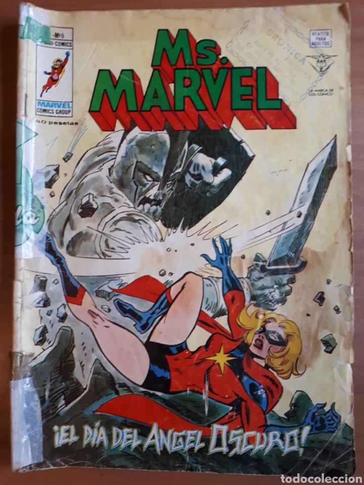 Tebeos: MS. MARVEL. EL DIA DEL ANGEL OSCURO. N&ordm; 6 A&Ntilde;O 1979 - Foto 1