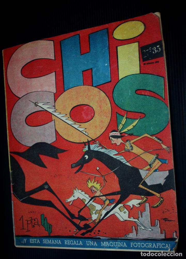 Tebeos: CHICOS N&ordm; 35 ( de 69) (EDICIONES CID-Madrid-).ORIGINAL de 1955