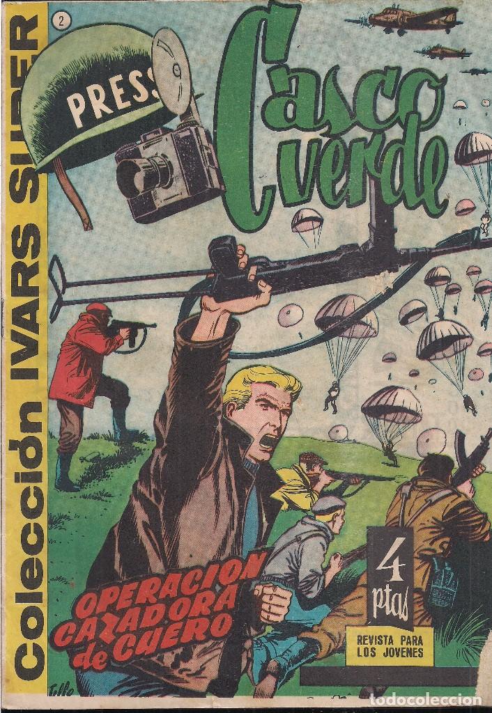 Tebeos: CASCO VERDE N&ordm; 2. OPERACION CAZADORA DE CUERO - Foto 1