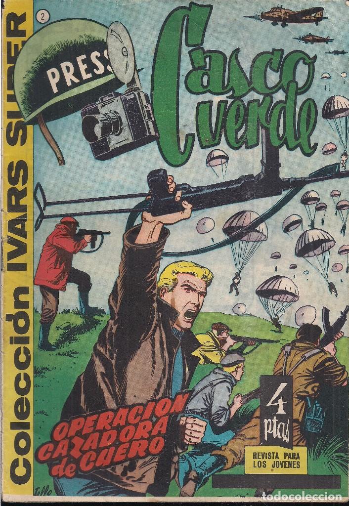 Tebeos: CASCO VERDE N&ordm; 2. OPERACION CAZADORA DE CUERO - Foto 1