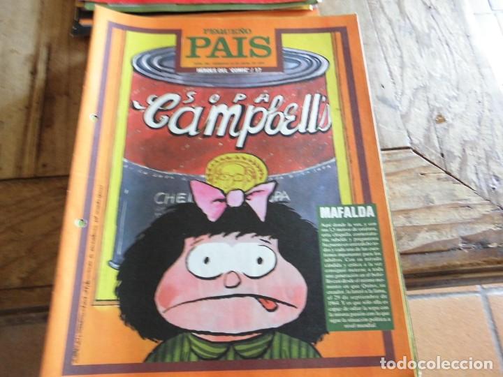 Tebeos: PEQUE&Ntilde;O PAIS 17 HEROES DEL COMIC MAFALDA - Foto 1