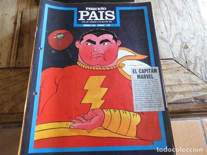 Tebeos: PEQUE&Ntilde;O PAIS 20 HEROES DEL COMIC EL CAPITAN MARVEL - Foto 1