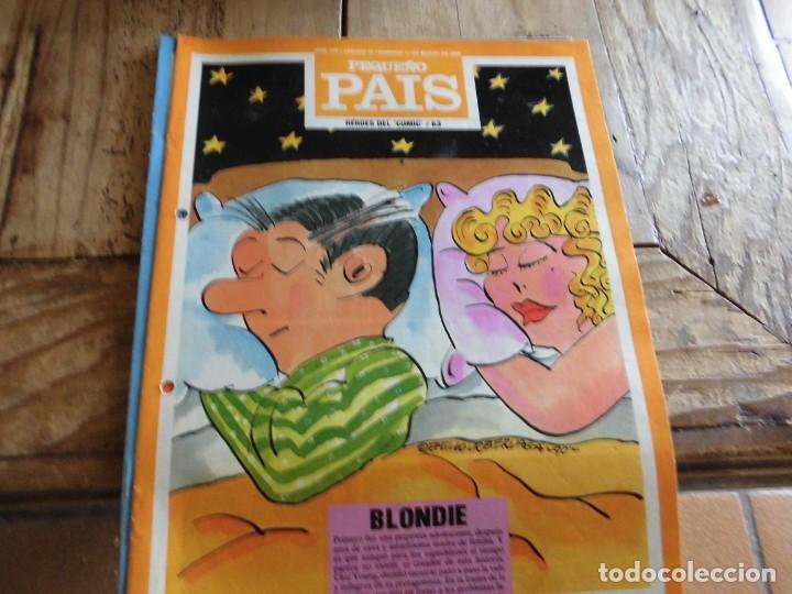 Tebeos: PEQUE&Ntilde;O PAIS 63 HEROES DEL COMIC BLONDIE - Foto 1