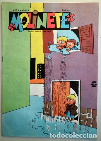 Tebeos: MOLINETE. A&ntilde;o X. Num. 4 - 1958 - Muy ilustrado - Foto 1