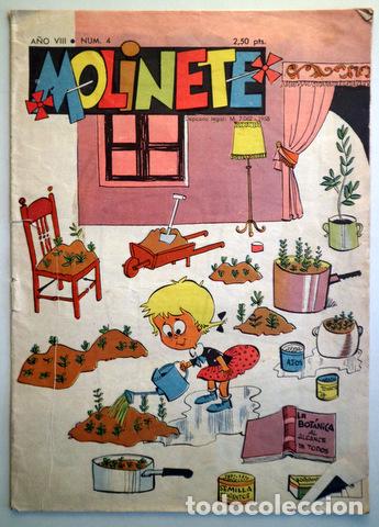 Tebeos: MOLINETE. A&ntilde;o VIII. Num. 4 - 1958 - Muy ilustrado - Foto 1