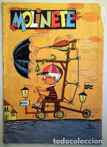 Tebeos: MOLINETE. A&ntilde;o VII. Num. 6 - 1958 - Muy ilustrado - Foto 1